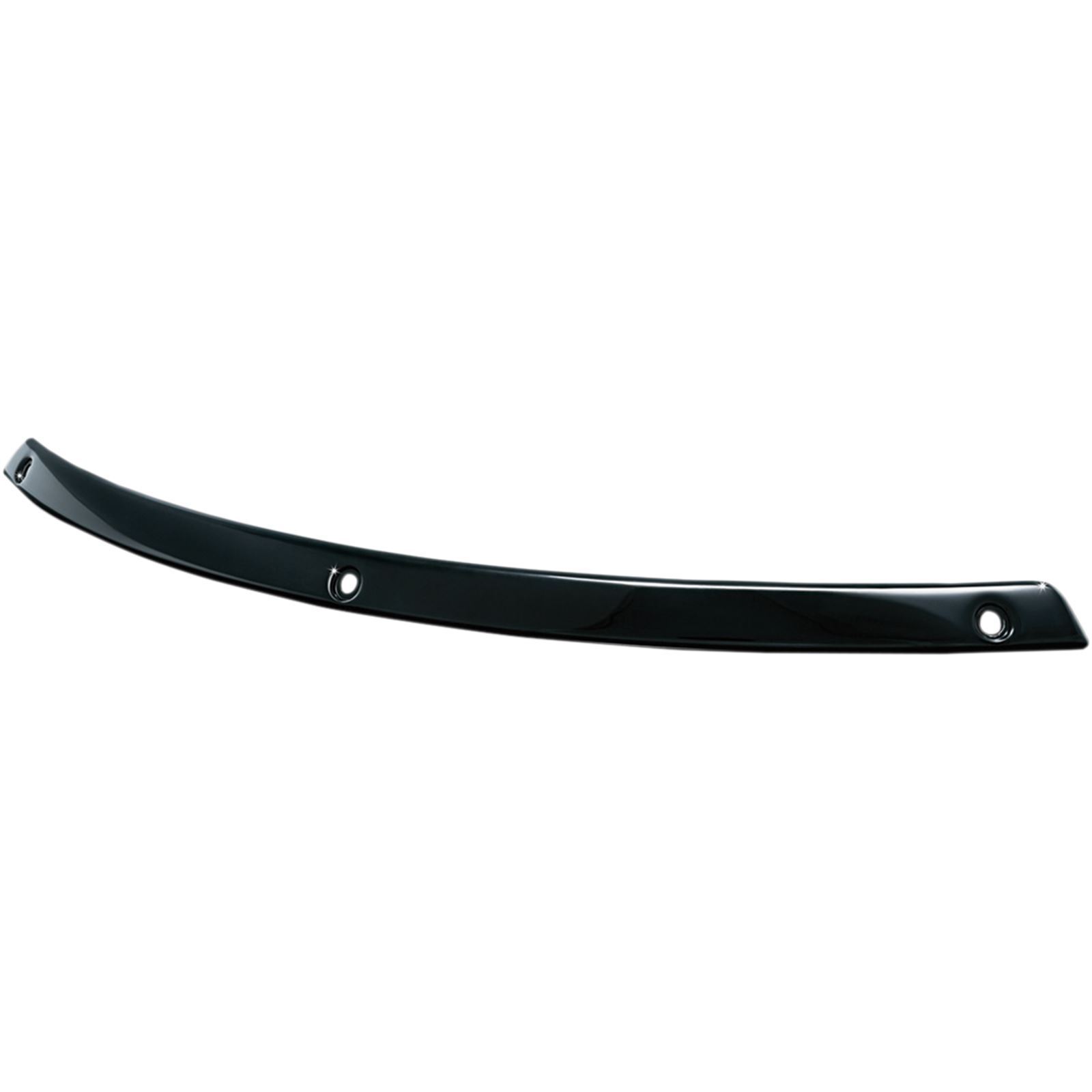 Smooth Windshield Trim 96-13 Touring Gloss Black - Click Image to Close