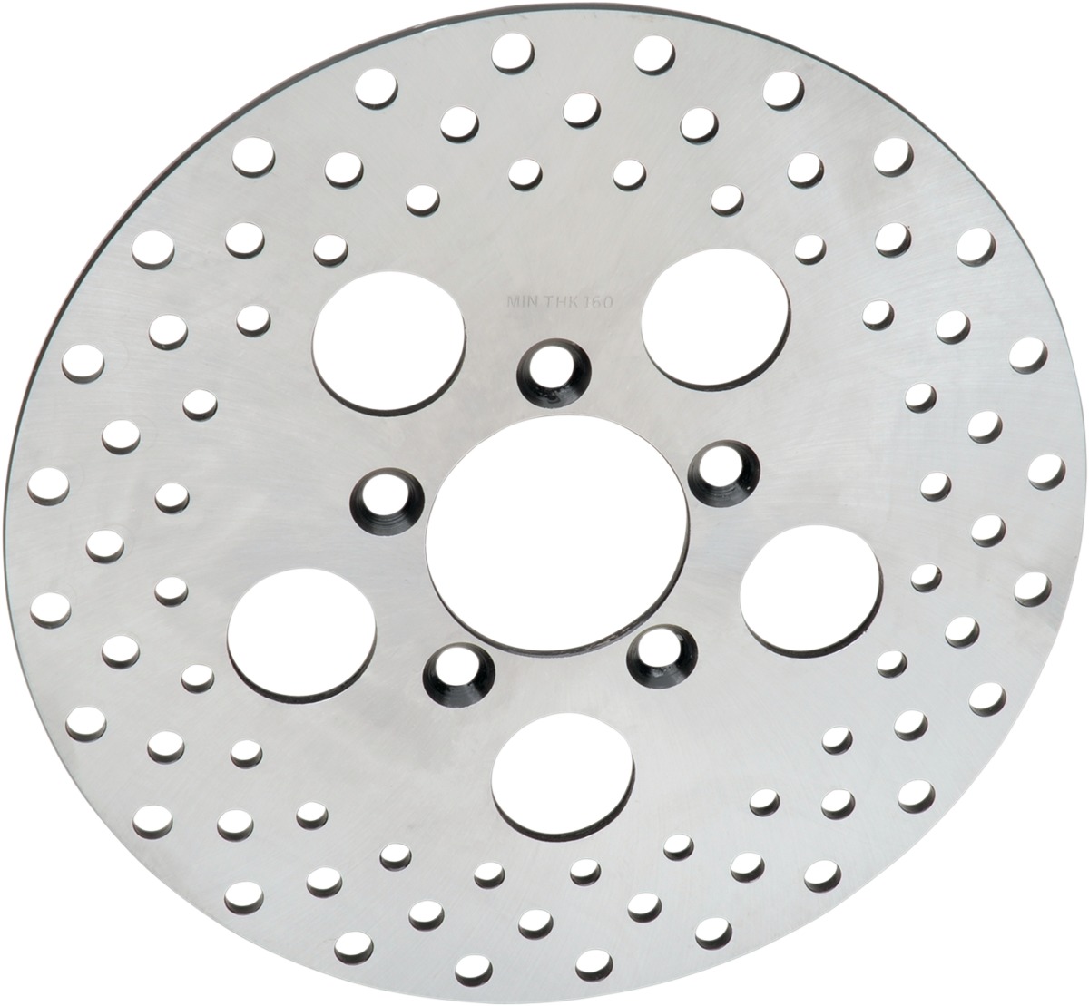 Solid Drilled Front Brake Rotor 254mm - Click Image to Close