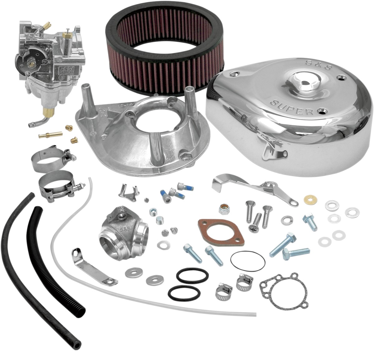 Super E Shorty Super Carburetor Kits - Super E Carb Kit 66-E74B.T S&S - Click Image to Close