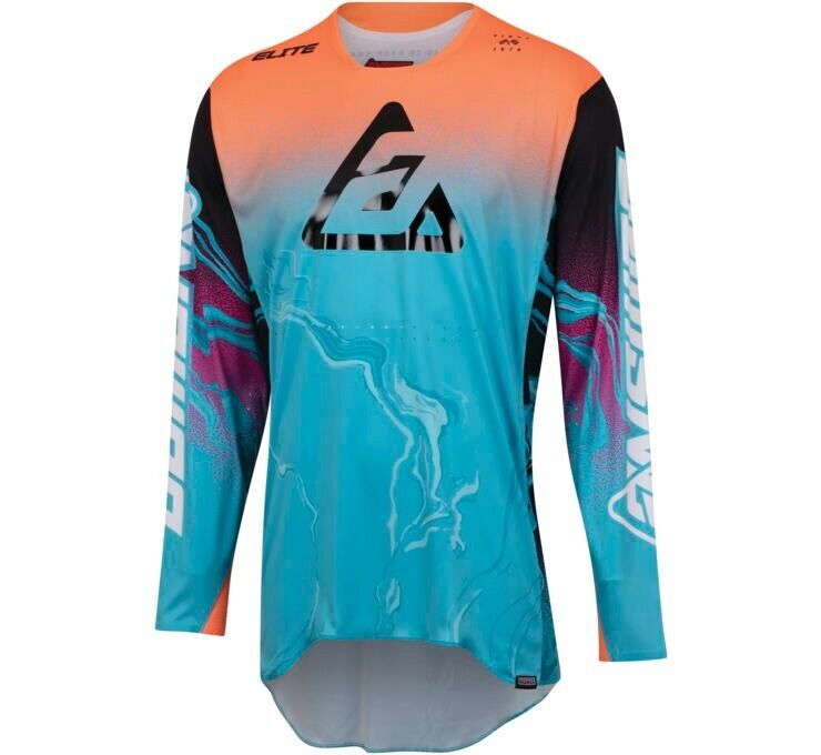 23 Elite Fusion Jersey Astana/Orange/Rhodamine - Medium - Click Image to Close