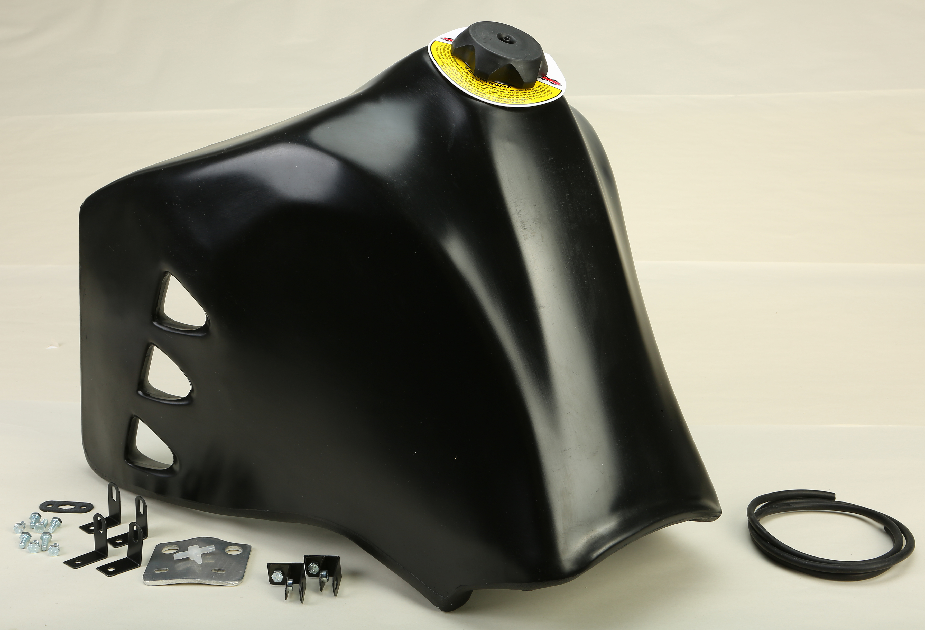 Large Capacity Fuel Tank Black 6.6 gal - For 87-07 Kawasaki KLR 650 - Click Image to Close