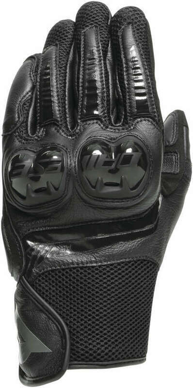 Dainese Mig 3 Black Motorcycle Gloves XS - 201815934-631-XS - Click Image to Close