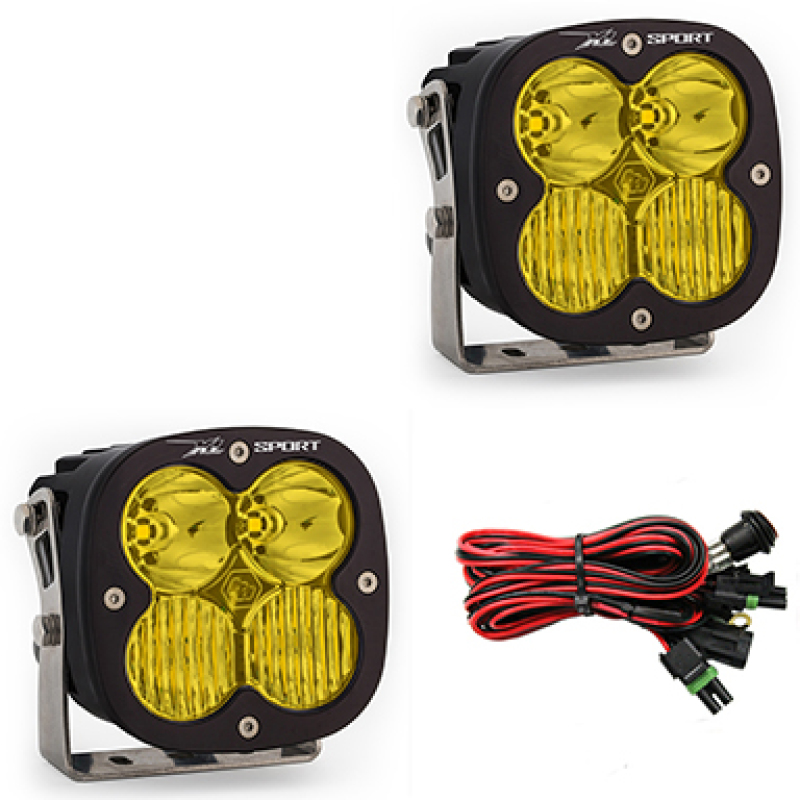 XL Sport Series Driving Combo Pattern Pair LED Light Pods - Amber - Click Image to Close