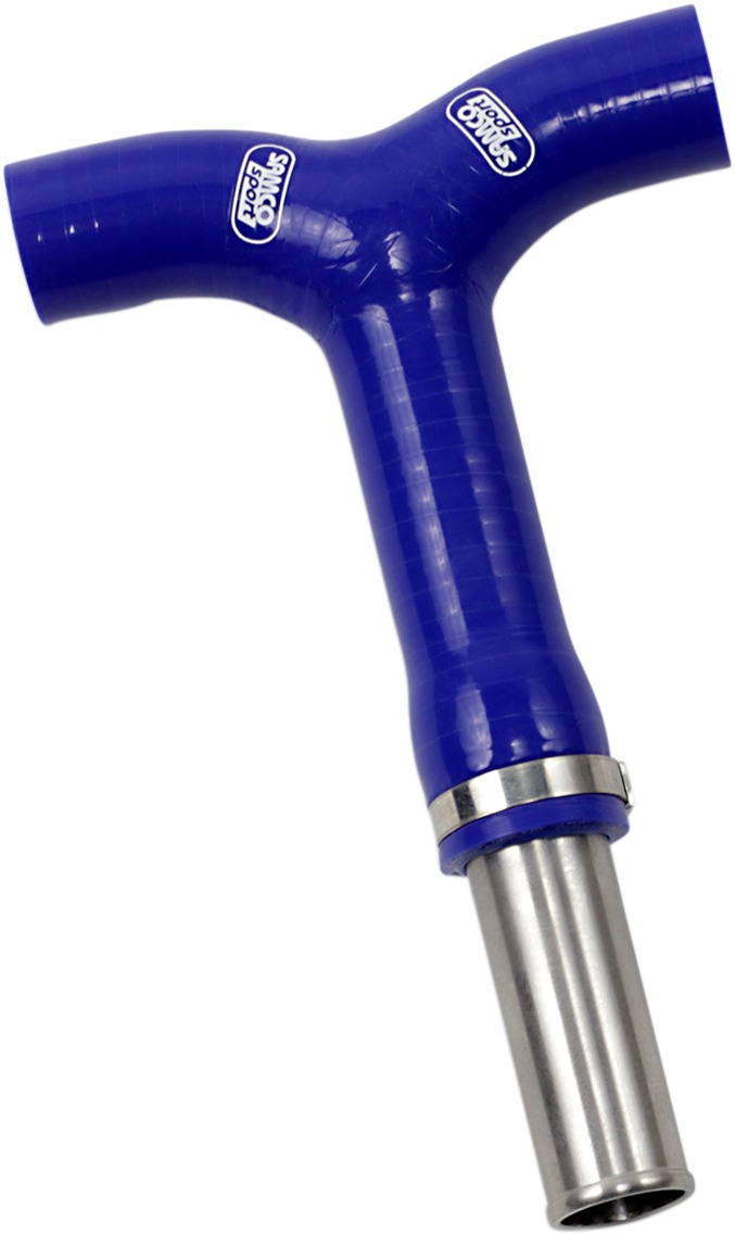 Radiator T-Piece Hose Blue - For 19-20 Husqvarna FC FS TC - Click Image to Close