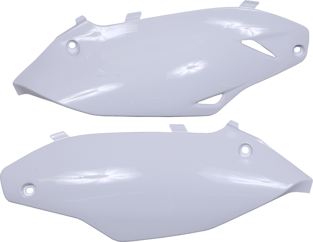 Plastic Side Number Plate - White - For 13-16 KX250F 12-15 KX450F - Click Image to Close