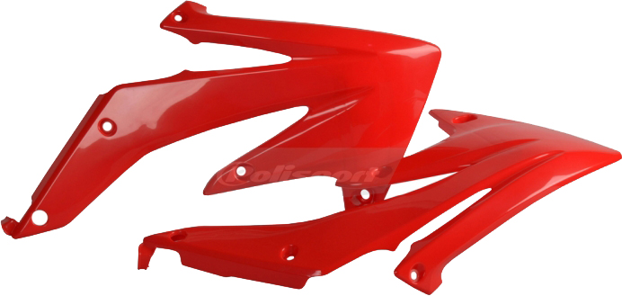 Radiator Shrouds - Original Red - For 05-08 Honda CRF450R - Click Image to Close