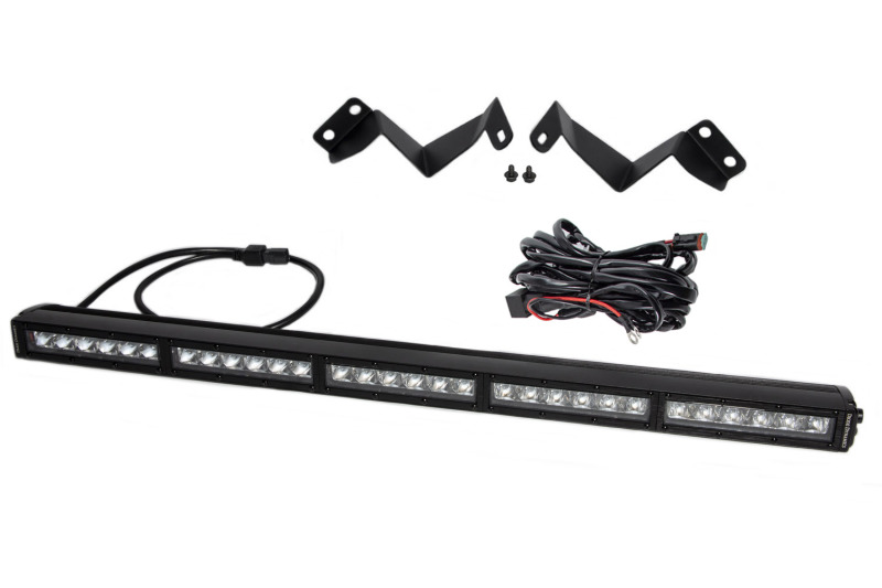 16-21 Toyota Tacoma SS30 Stealth Lightbar Kit - White Driving - Click Image to Close