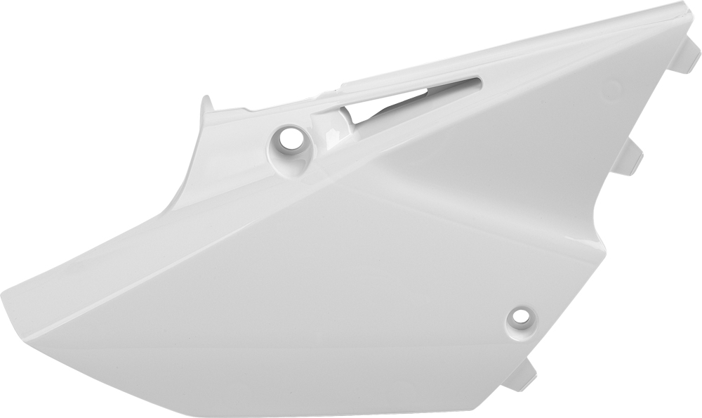 Plastic Side Number Plate - White - For 15-18 YZ250X YZ125 YZ250 - Click Image to Close