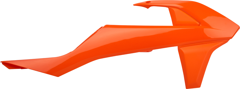 Radiator Shrouds - Orange - For 16-18 KTM 125-500 - Click Image to Close