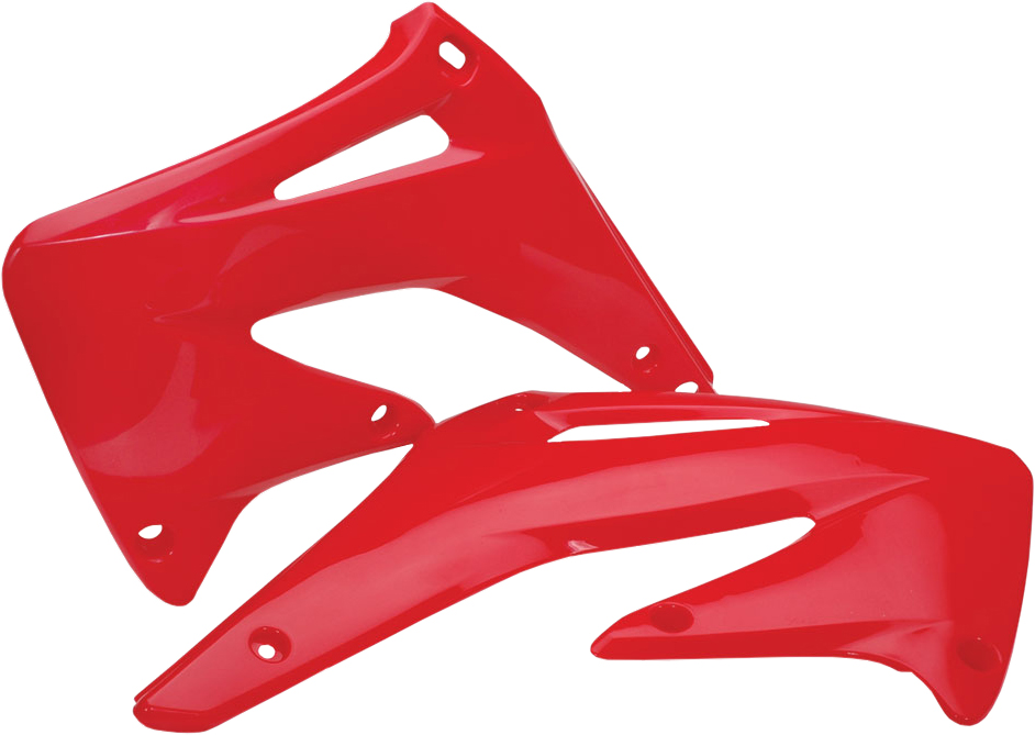 Radiator Shrouds - Red - For 02-04 Honda CRF450R - Click Image to Close