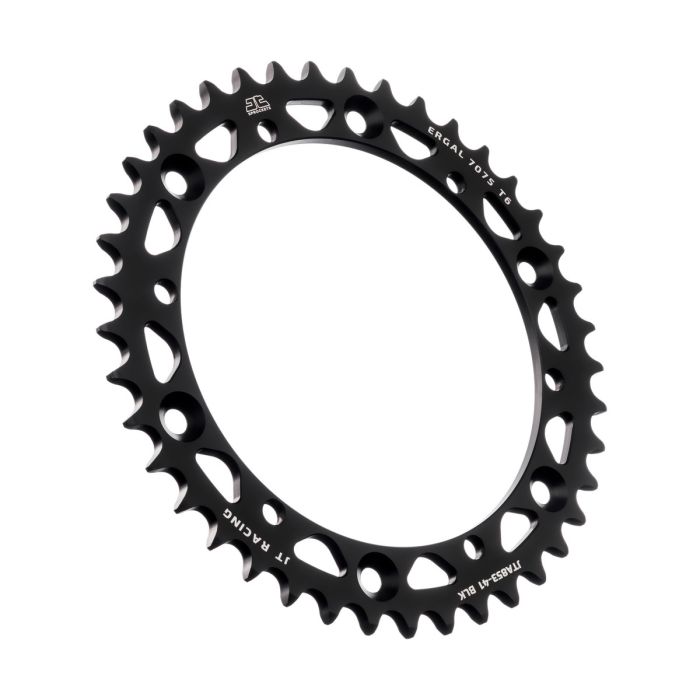 Black Aluminum Rear Sprocket - 41 Teeth 520 Pitch - Click Image to Close