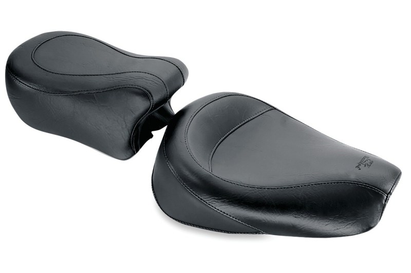 82-03 Harley Sportster Standard Touring Solo Seat - Black - Click Image to Close