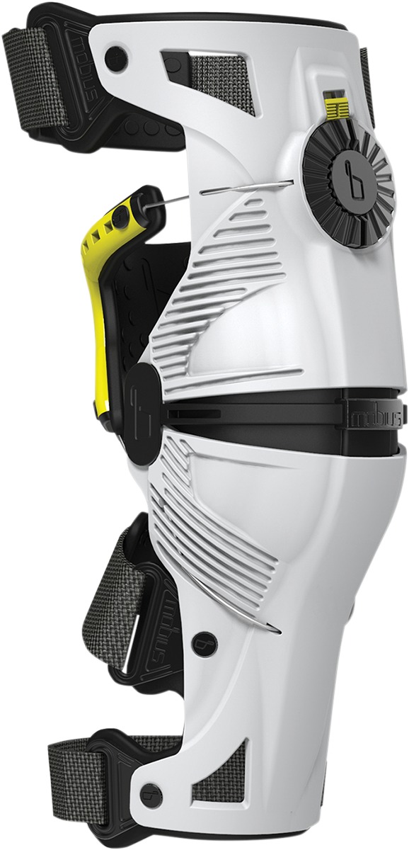 X8 Knee Braces - X8 Knee Brace Wht/Yel Md - Click Image to Close