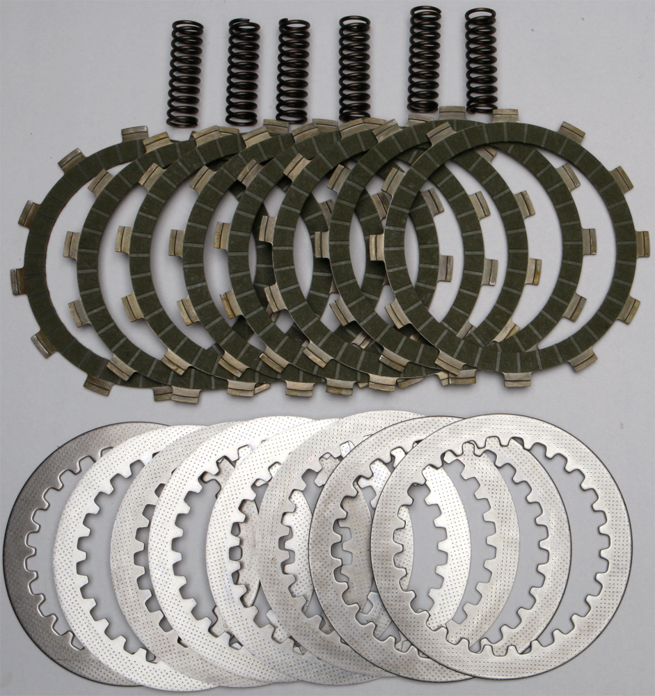 SRK Complete Clutch Kit - Aramid Fiber Friction Plates, Steels, & Springs - Click Image to Close