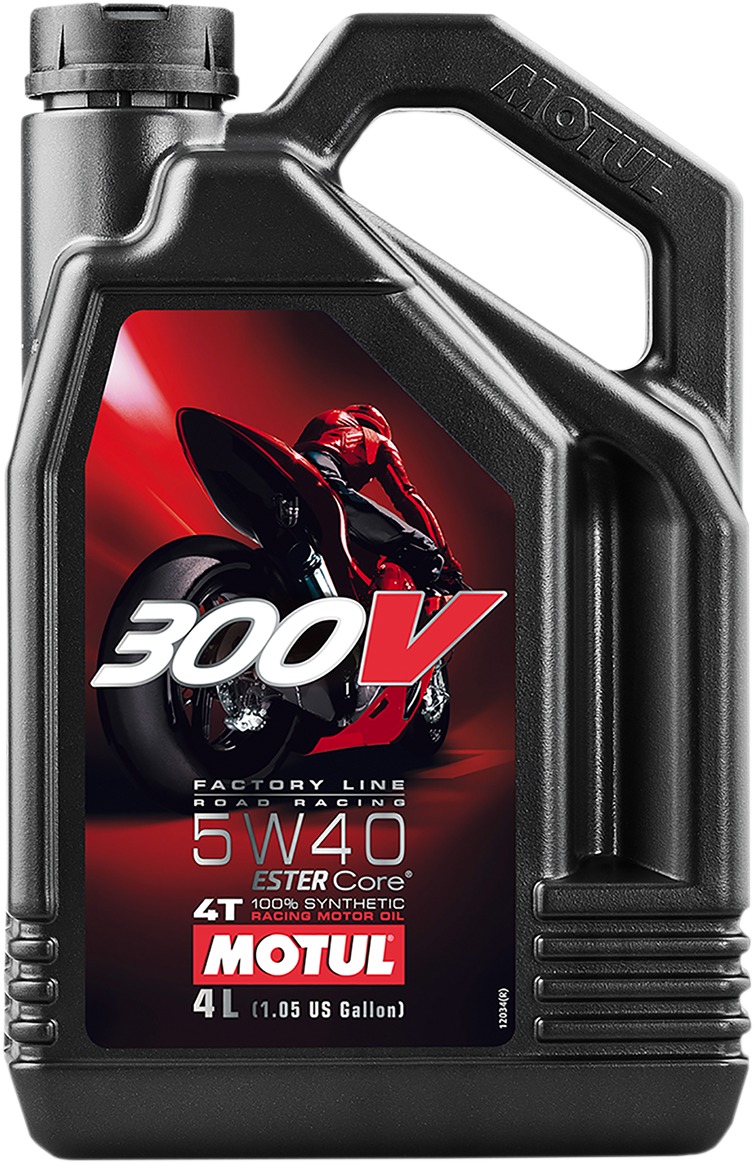 300V 4T Competition Synthetic Oil 5w40 - 4 Liter - Click Image to Close