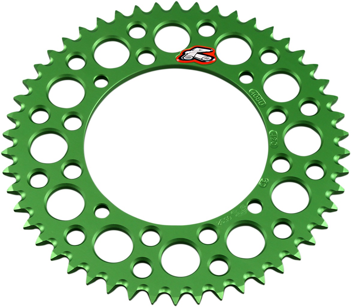 420 50T Rear Sprocket Green - For 00-20 Kawasaki KX65 - Click Image to Close