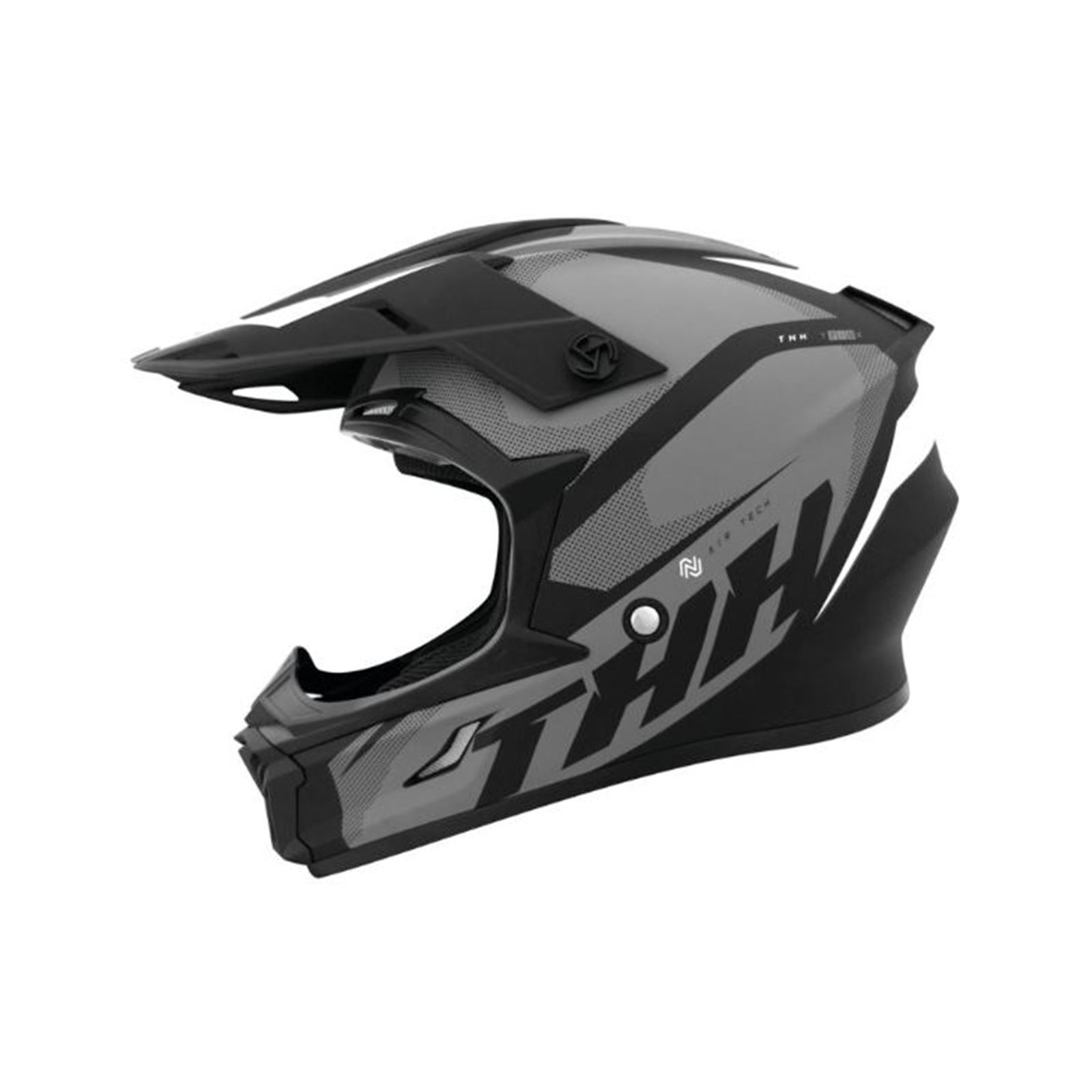 THH Helmets T710X Airtech Blkgry Md - Click Image to Close