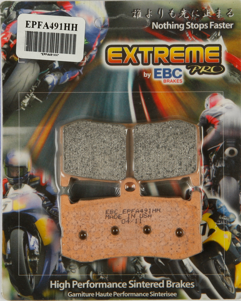 Sintered Extreme Pro Brake Pads - For 09-15 Triumph Daytona 675 - Click Image to Close