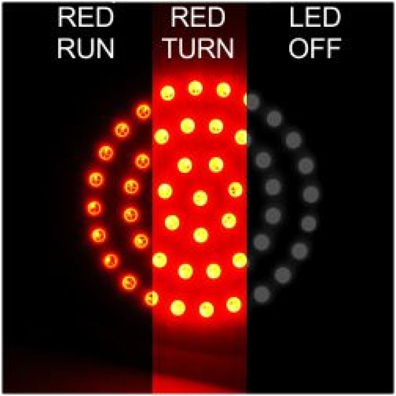 Letric Lighting Bullet Style Swtchbcks Red/Red - Click Image to Close