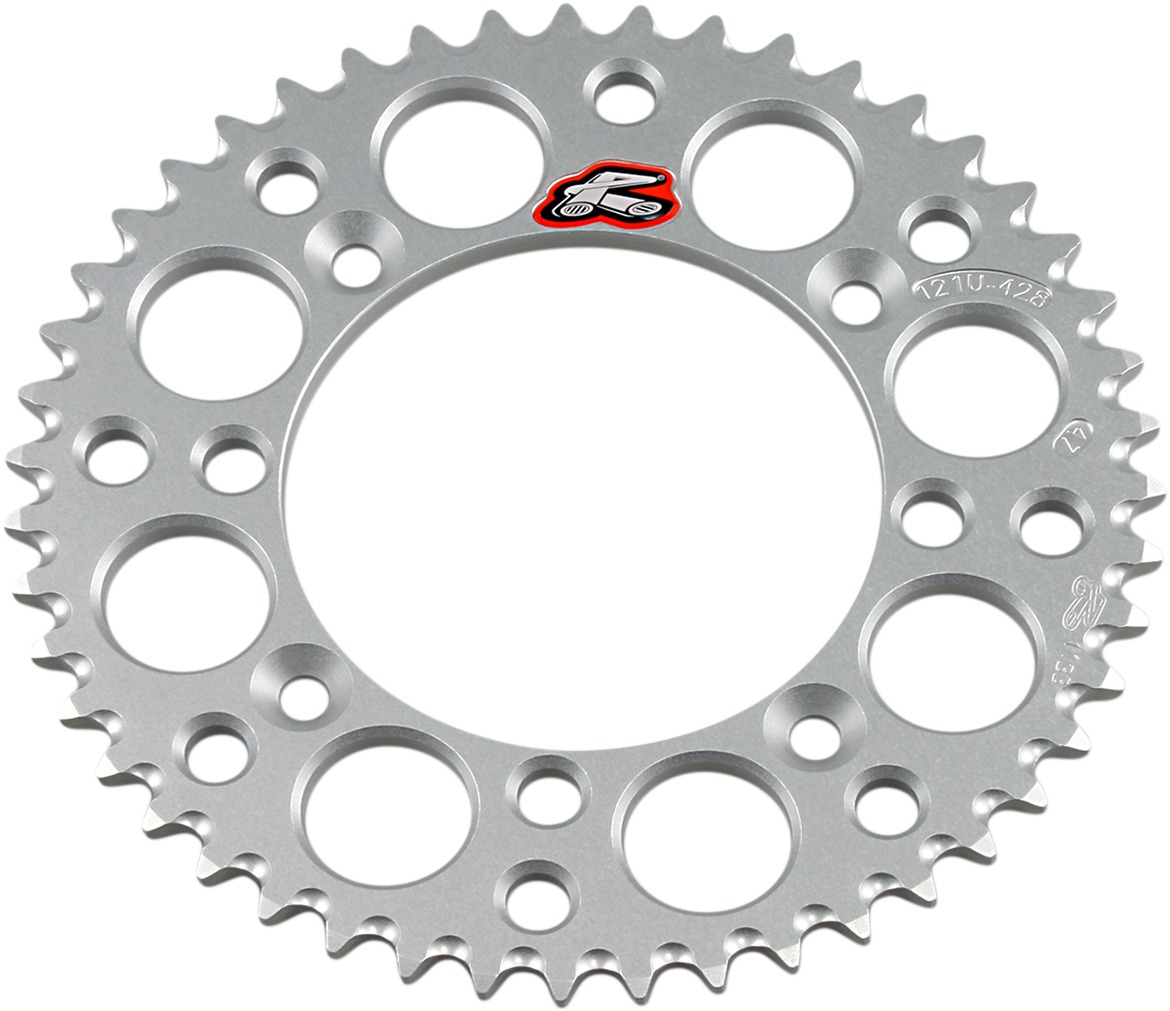 Rear Sprocket Grooved - Silver 428-47 Teeth - For 02-22 Suzuki RM 85/ 93-18 Yamaha YZ80/YZ 85 - Click Image to Close