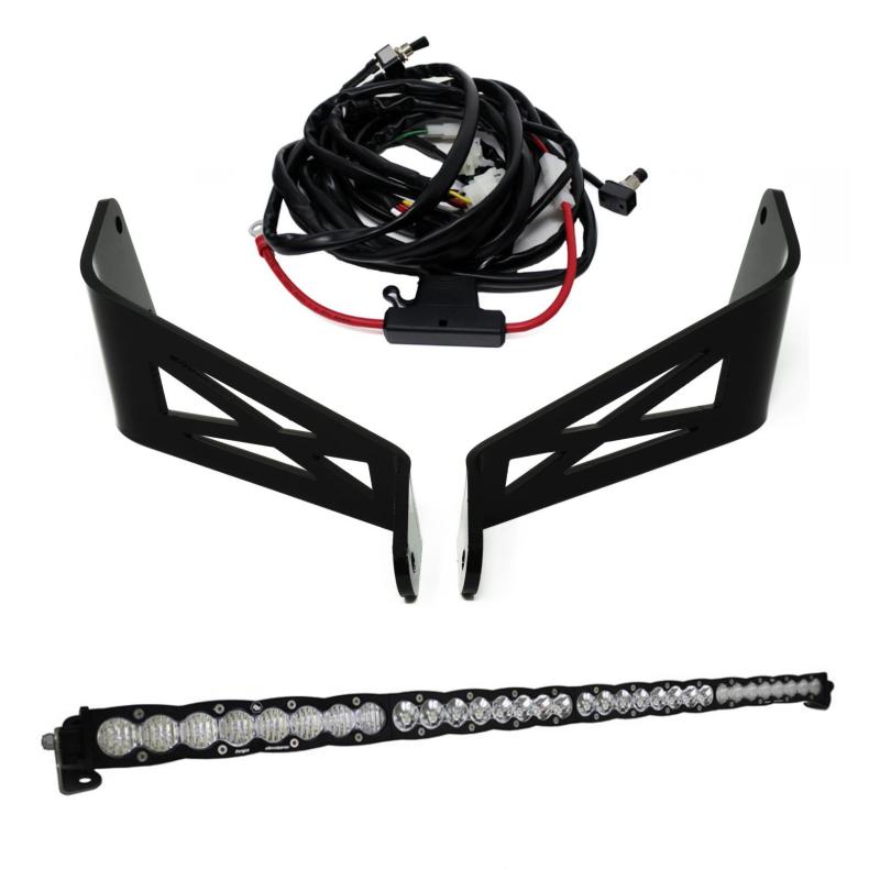 S8 40 Inch Roof Mount Light Bar Kit w/ Driving/Combo Pattern - For 17-24 Can-Am Maverick X3 - Click Image to Close