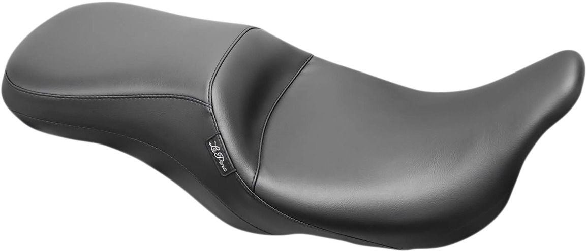 Outcast Smooth Vinyl 2-Up Seat - Black - For 08-20 Harley FLH FLT - Click Image to Close