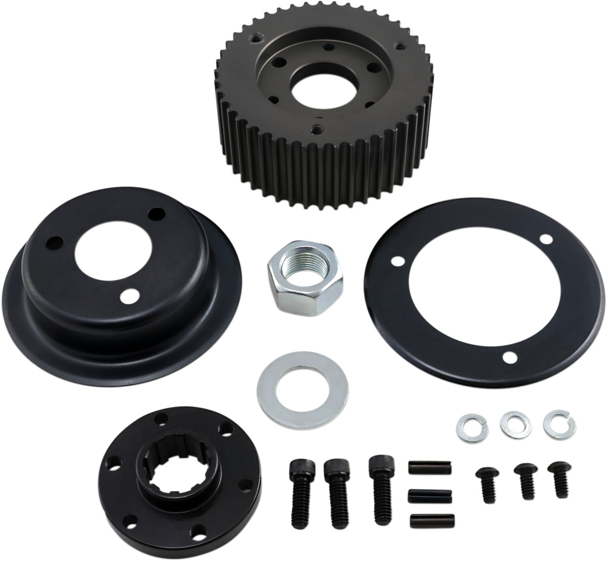 Replacement Parts for 8mm 1-1/2" Bolt-In Belt Drive - Bdl 45T Front Pulley - Click Image to Close