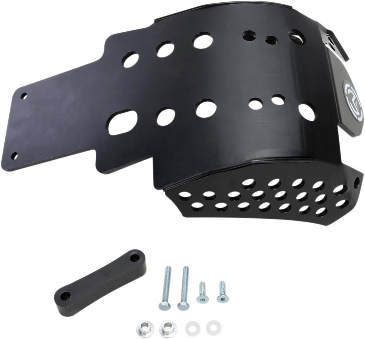 Black Pro Skid Plate - For 17-20 Kawasaki KX250F - Click Image to Close