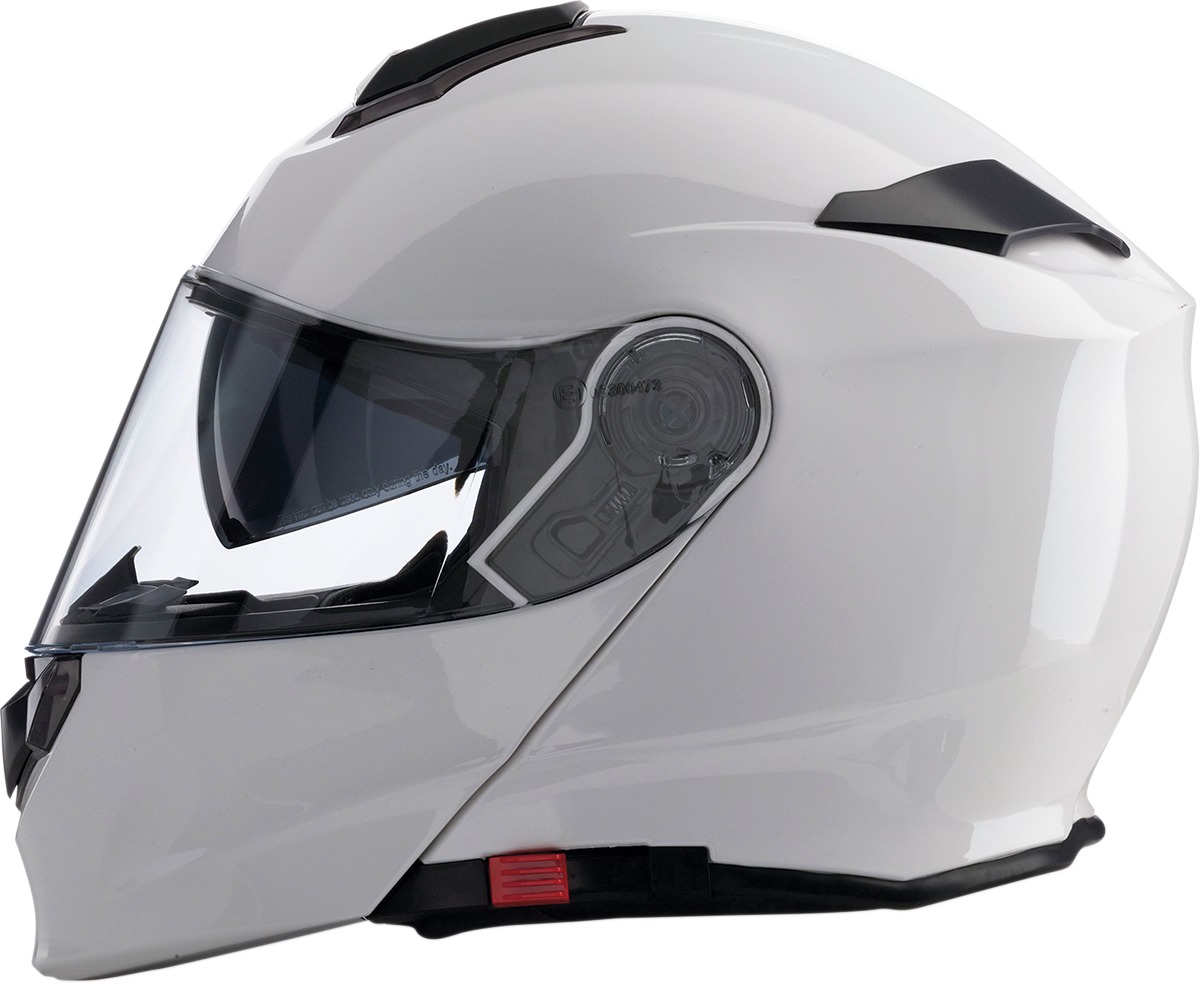 Solaris Modular Street Helmet Gloss White Small - Click Image to Close