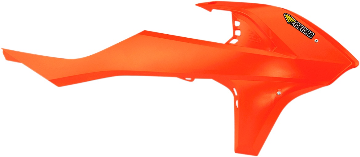 16-18 KTM 125 SX Powerflow Radiator Shrouds Orange - Click Image to Close