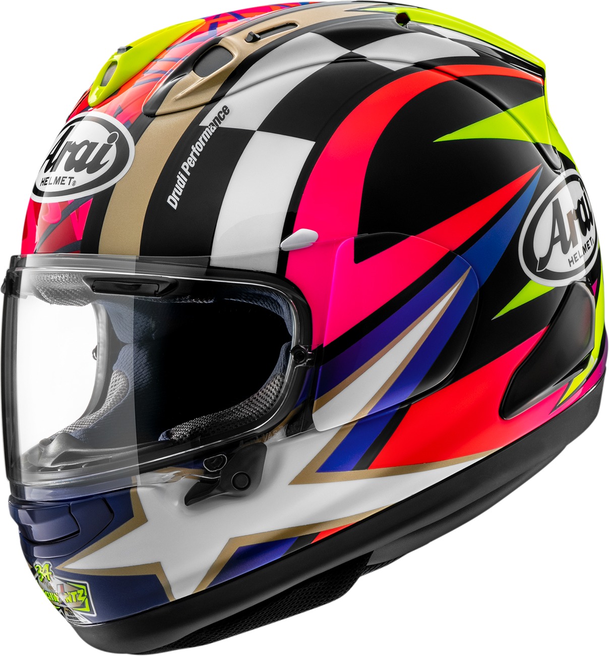 Arai Corsair-X Schwantz 30th Helmet XS - Premium full-face helmet in XS size - Click Image to Close