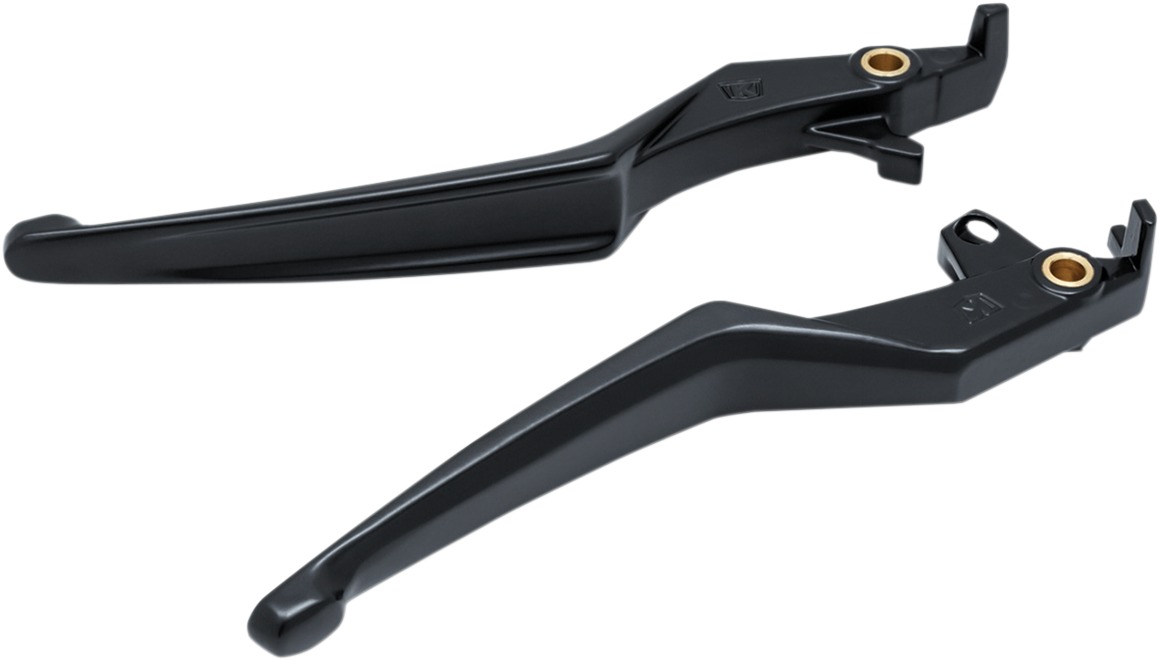 Omni Aluminum Brake/Clutch Lever Set - Black - For 18-20 Honda GL1800 GoldWing - Click Image to Close