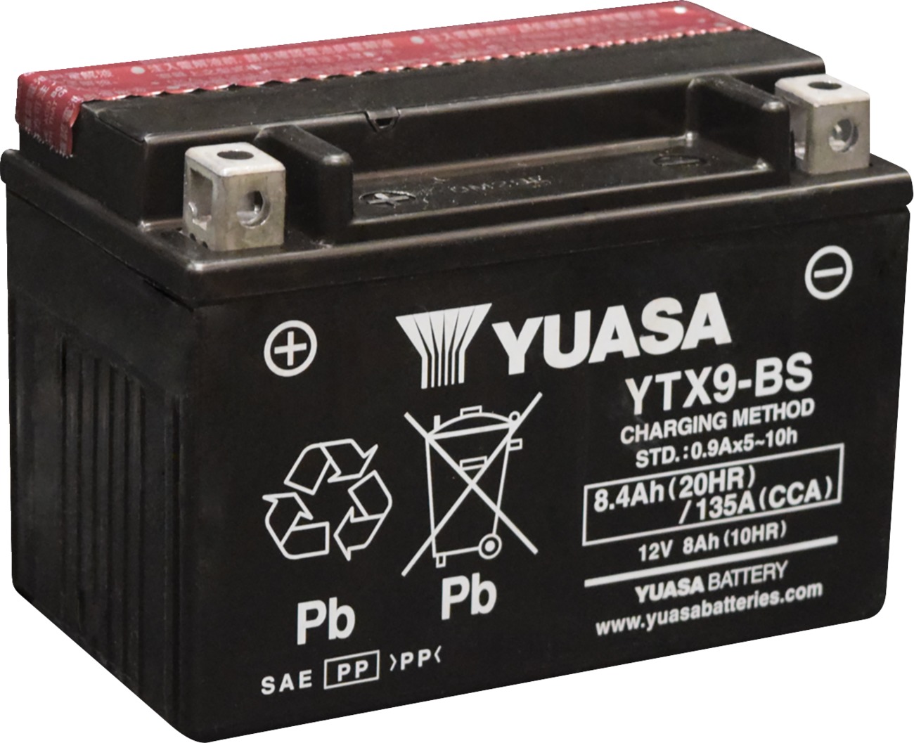 YTX9-BS AGM Maintenance-Free Battery - Click Image to Close