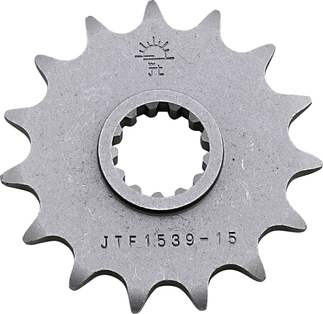 Front Steel Countershaft Sprocket - 15 Tooth 520 - Click Image to Close