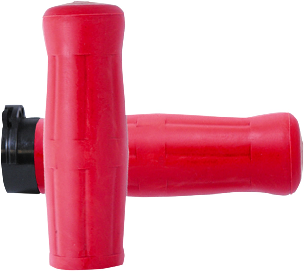 Old School Grips - Coke Bottle Red - For 1" Dual Cable H-D Throttles - Click Image to Close