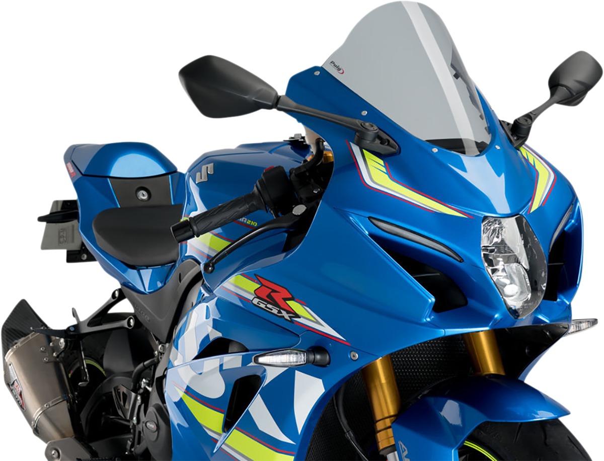 Light Smoke R-Racer Windscreen - For 17-22 Suzuki GSXR1000 - Click Image to Close