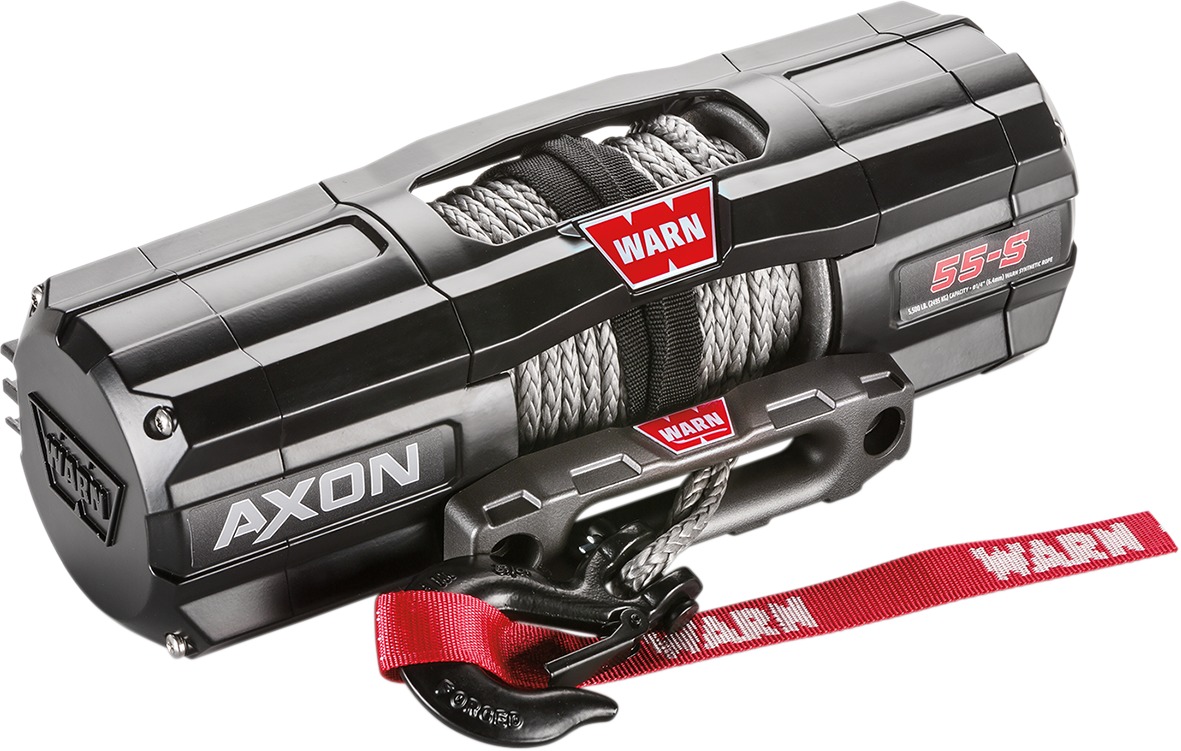 AXON 5500-S Winch with Synthetic Rope - Axon 5500 Synthetic Winch - Click Image to Close