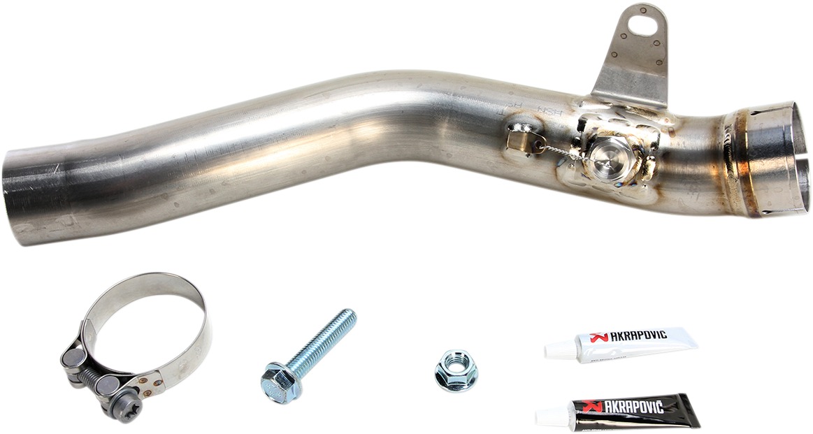 Titanium Link Pipe - For 11-15 Kawasaki ZX10R - Click Image to Close