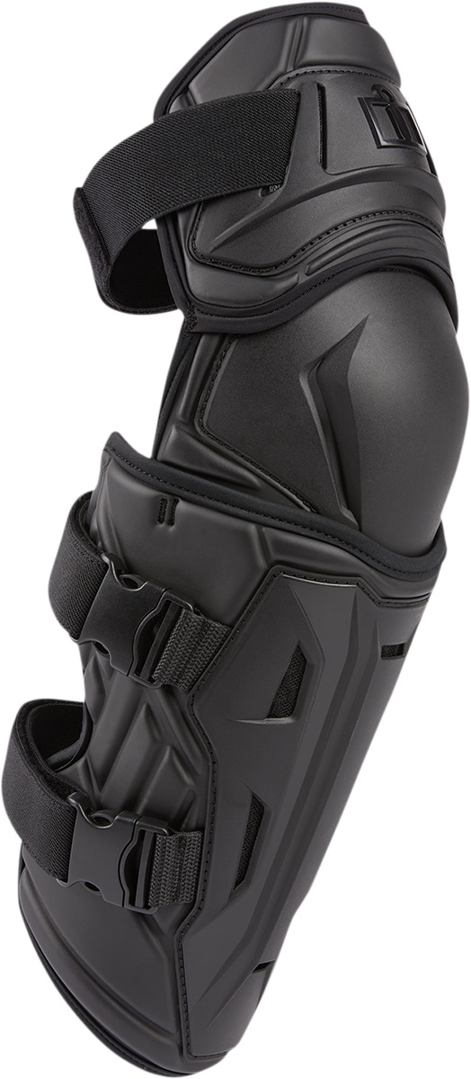 ICON Field Armor 3 Knee Guards Black S/M - Protective knee guards with D3O impact protection - Click Image to Close