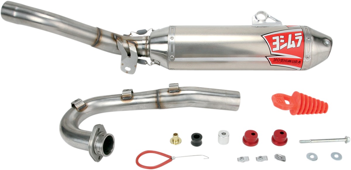 Signature RS2 Aluminum Stainless Steel Full Exhaust w/ S/A - For 06-14 Honda TRX450R/ER - Click Image to Close