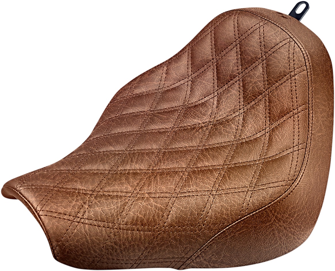 Renegade Lattice Stitched Solo Seat Brown Gel - For 18-20 FXBR/S - Click Image to Close