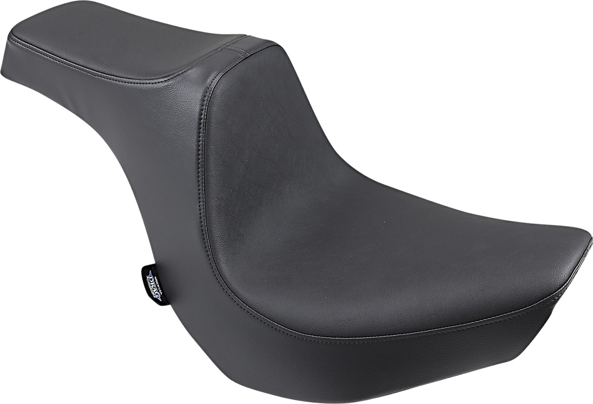 Predator Smooth Vinyl 2-Up Seat Black Foam - For 18-20 Harley FXBR - Click Image to Close