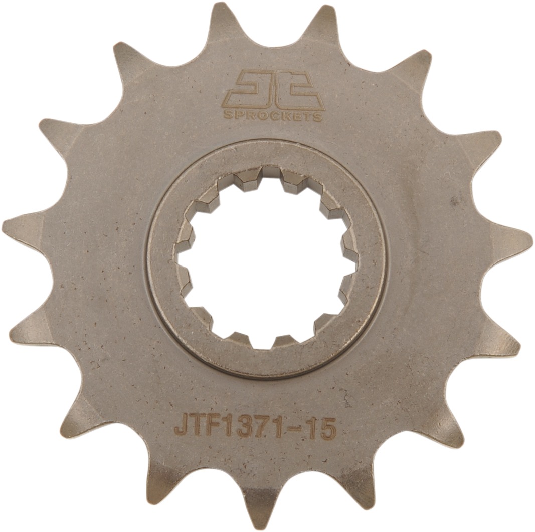 Steel Front Sprocket w/ Rubber Damper - 15 Teeth - New JT! - Click Image to Close