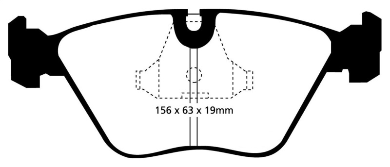 Bluestuff Front Brake Pads - For 92-95 BMW M3 3.0 (E36) - Click Image to Close