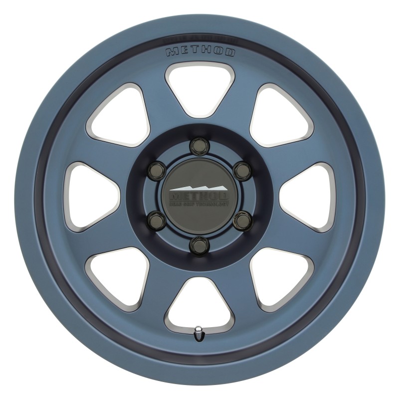 MR701 18x9 +18mm Offset 6x5.5 106.25mm CB Bahia Blue Wheel - Click Image to Close