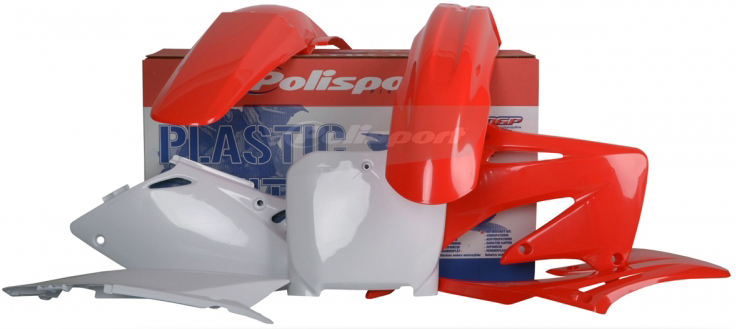 Plastic Kit - Original Red - For 02-03 Honda CRF450R - Click Image to Close