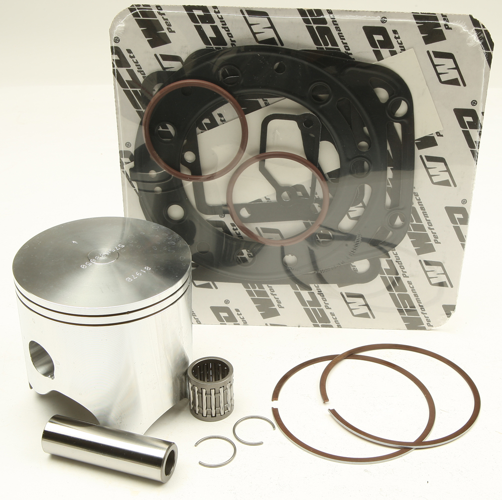 Top End Piston Kit 86.50mm Bore (+0.50) - For 91-04 Kawasaki KX500 - Click Image to Close