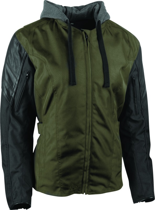 Double Take Jacket Olive/Black Womens - XS - Click Image to Close