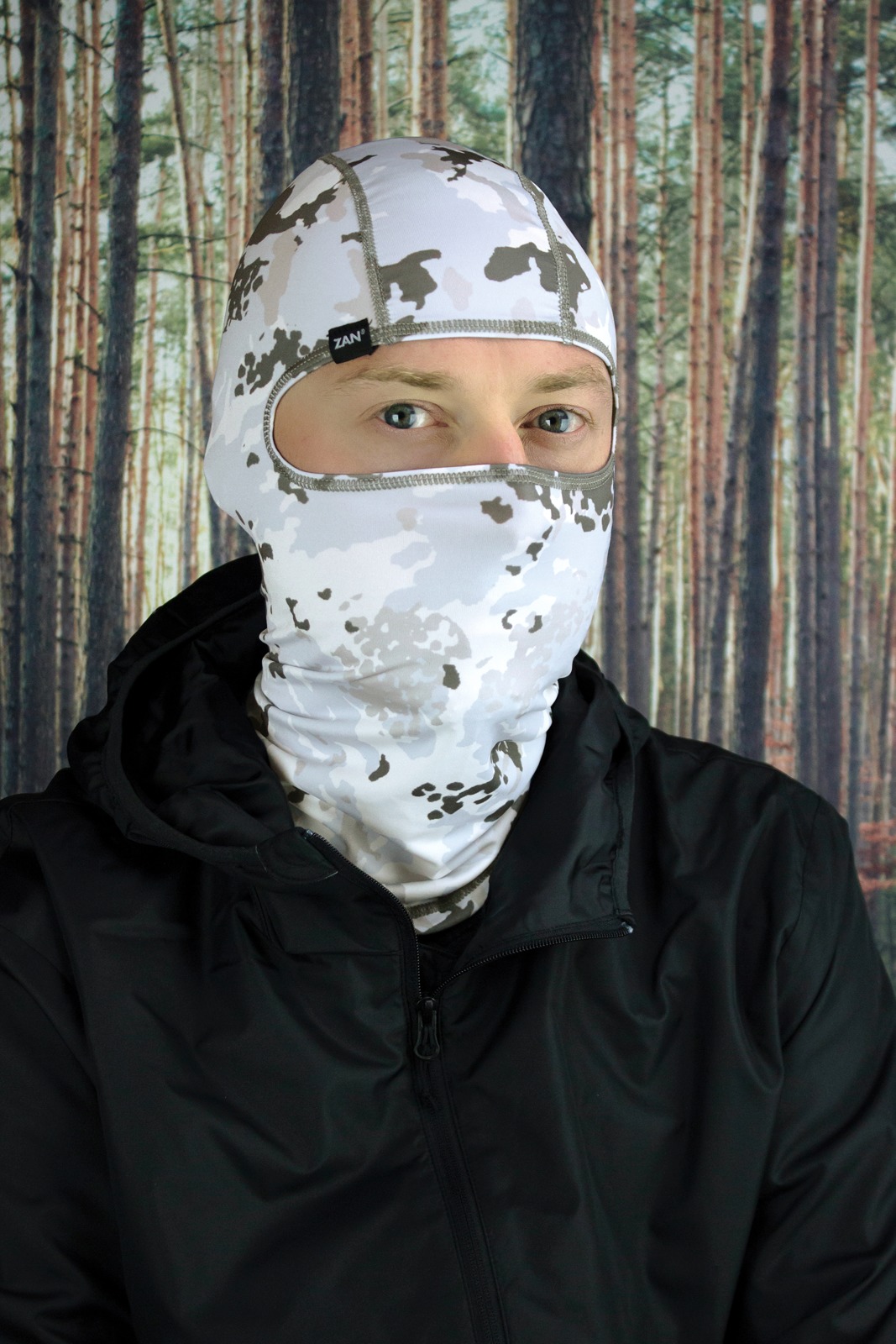 Polyester Balaclava - Balaclava Winter Camo - Click Image to Close