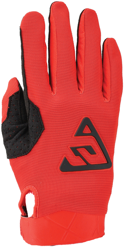 Answer 25 Peak Gloves Red/Black Youth - Medium - Youth motocross gloves in red/black, size medium - Click Image to Close